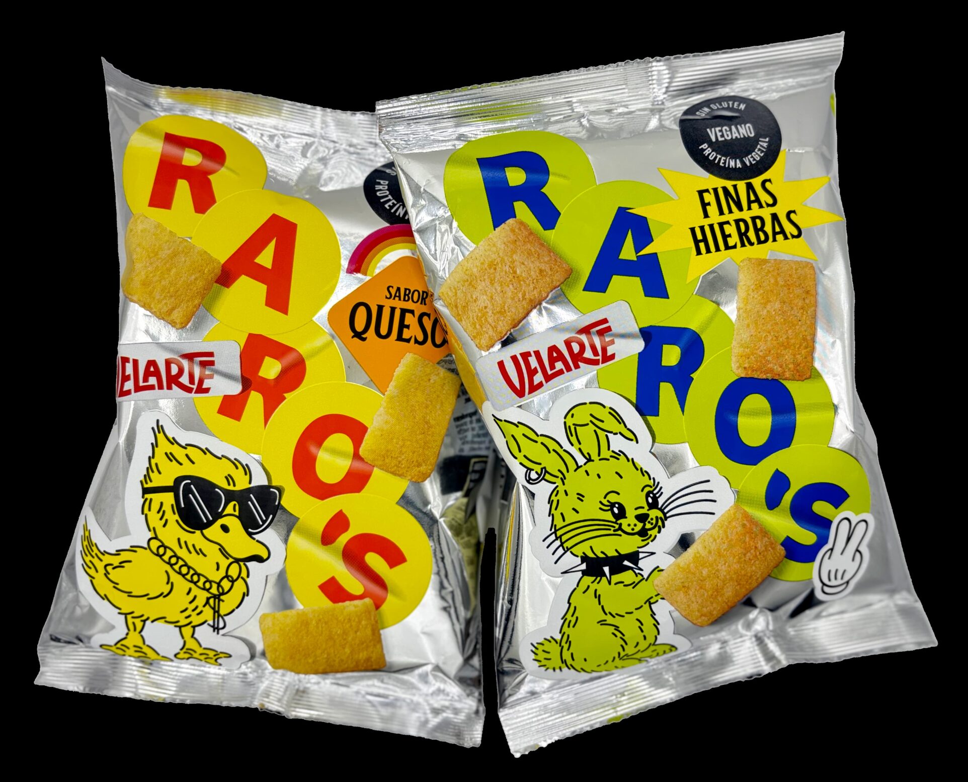Snacks Raros RARO´s | Snacks saludables de lenteja y maíz | 2 sabores